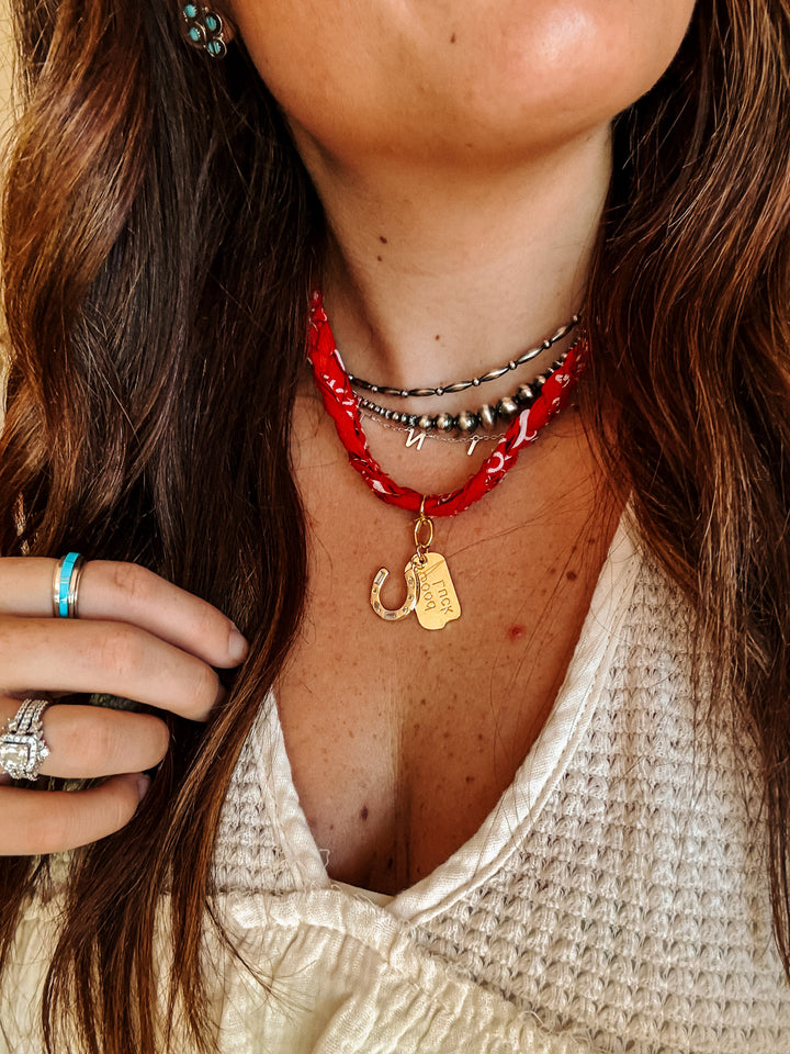 Good Luck Chuck Bandana Necklace