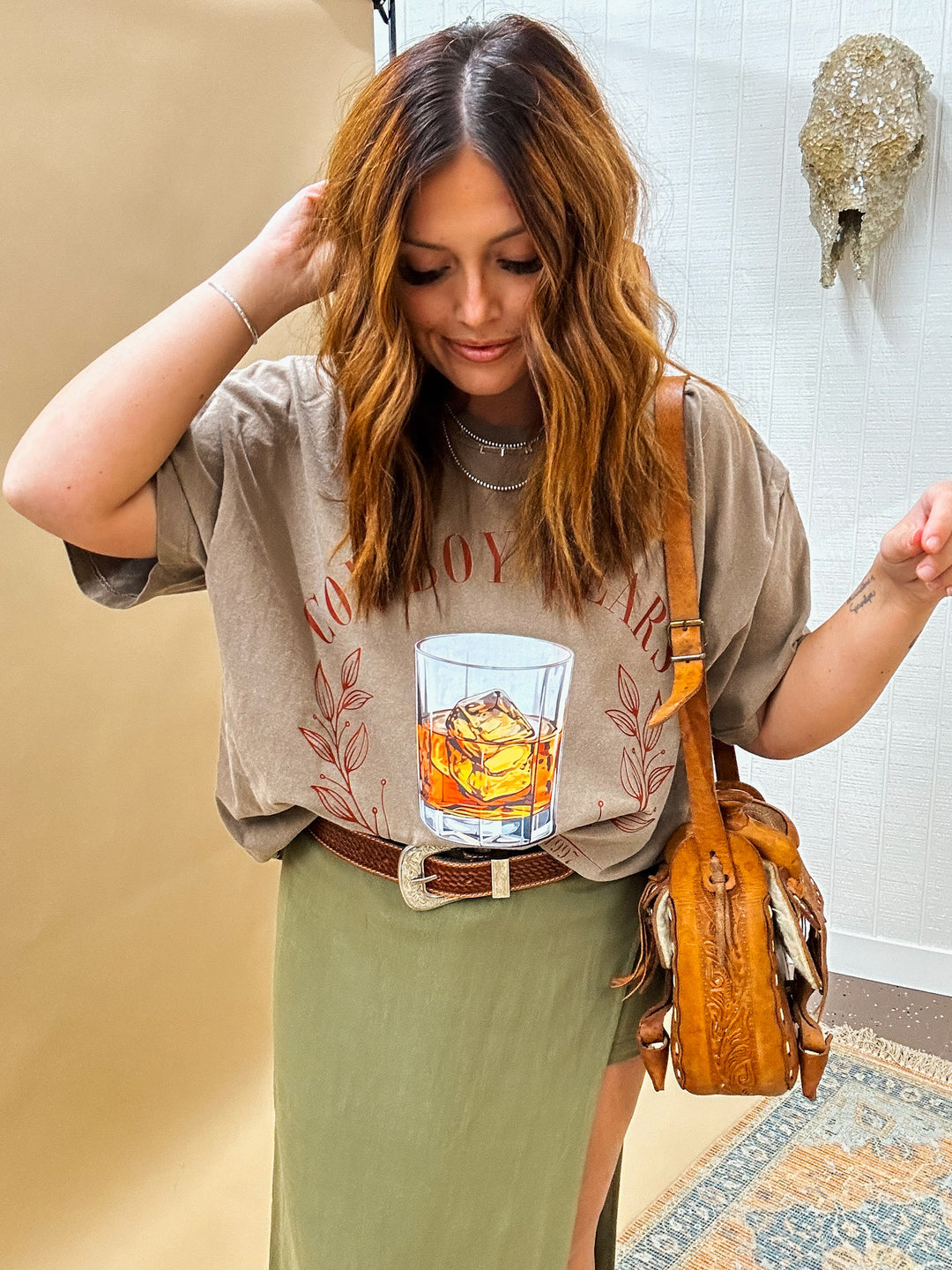 Cowboy Tears Oversized Tee