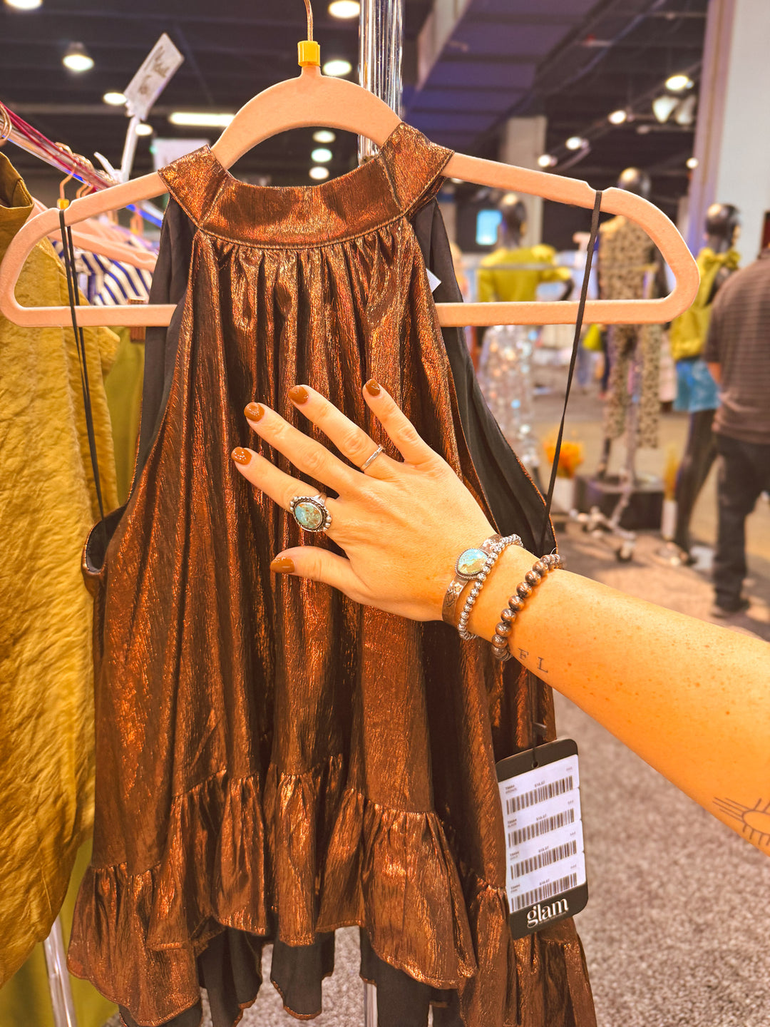 The Bronze Halter Top