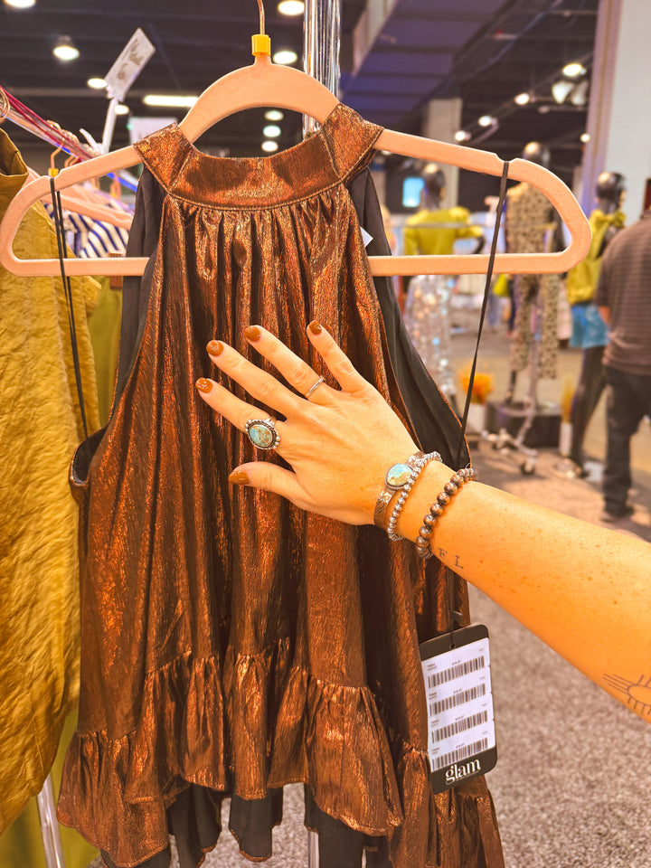 The Bronze Halter Top