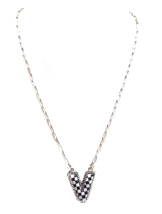 Checkered Bubble Necklace