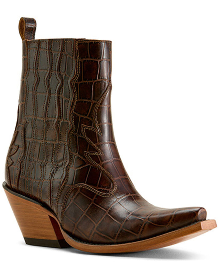 Ariat Jade Espresso Croc Bootie