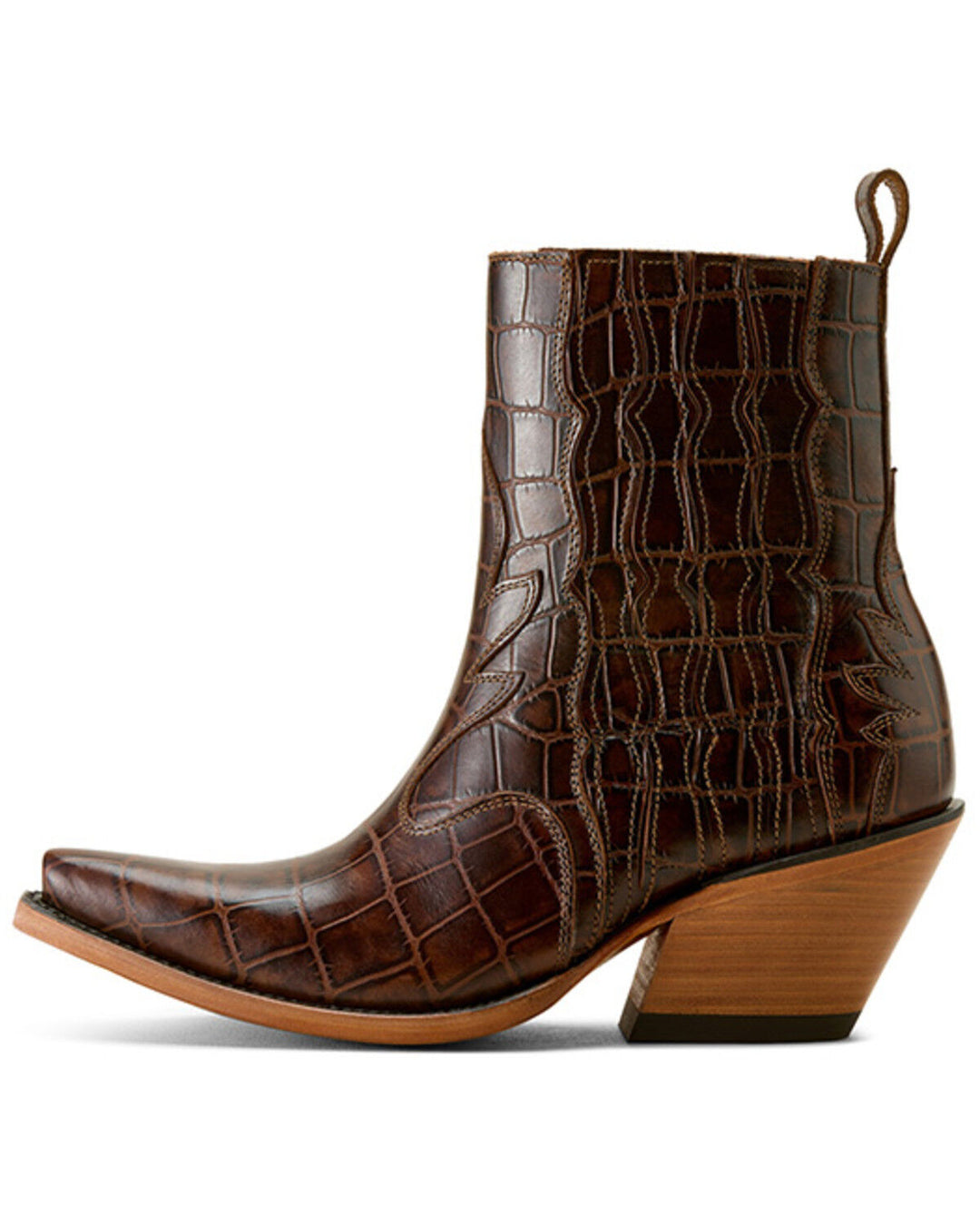 Ariat Jade Espresso Croc Bootie