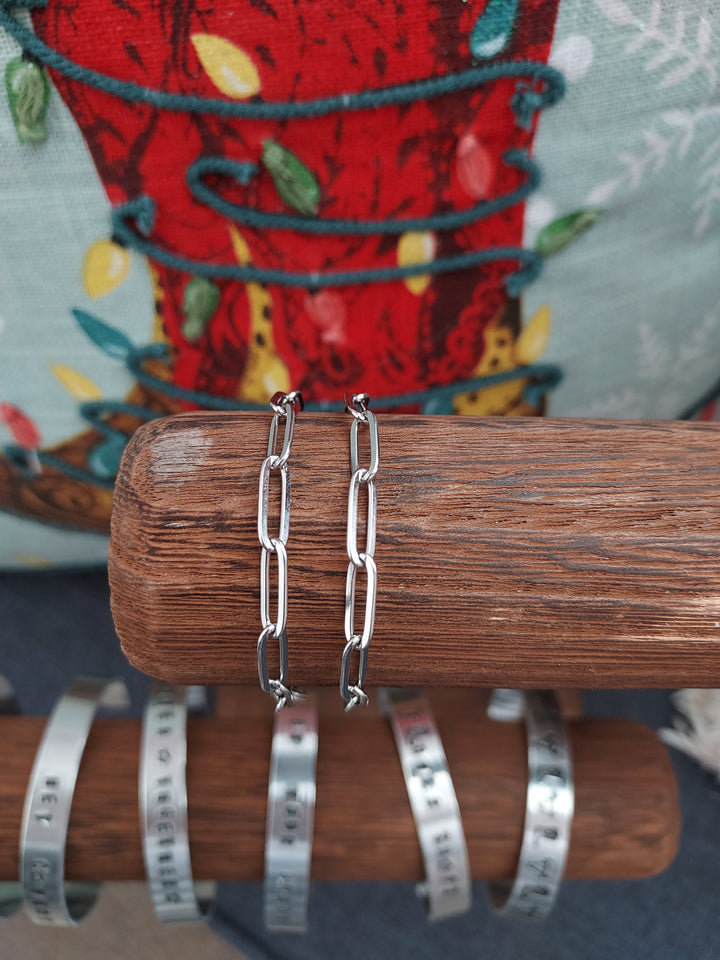 Simple Stack Chain Bracelet