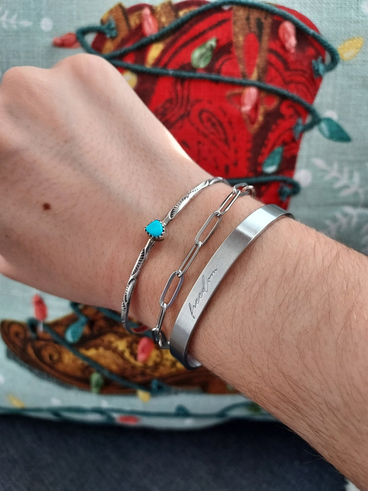 Simple Stack Chain Bracelet