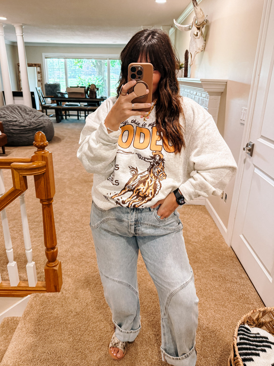 First Rodeo Oversized 90's Crewneck