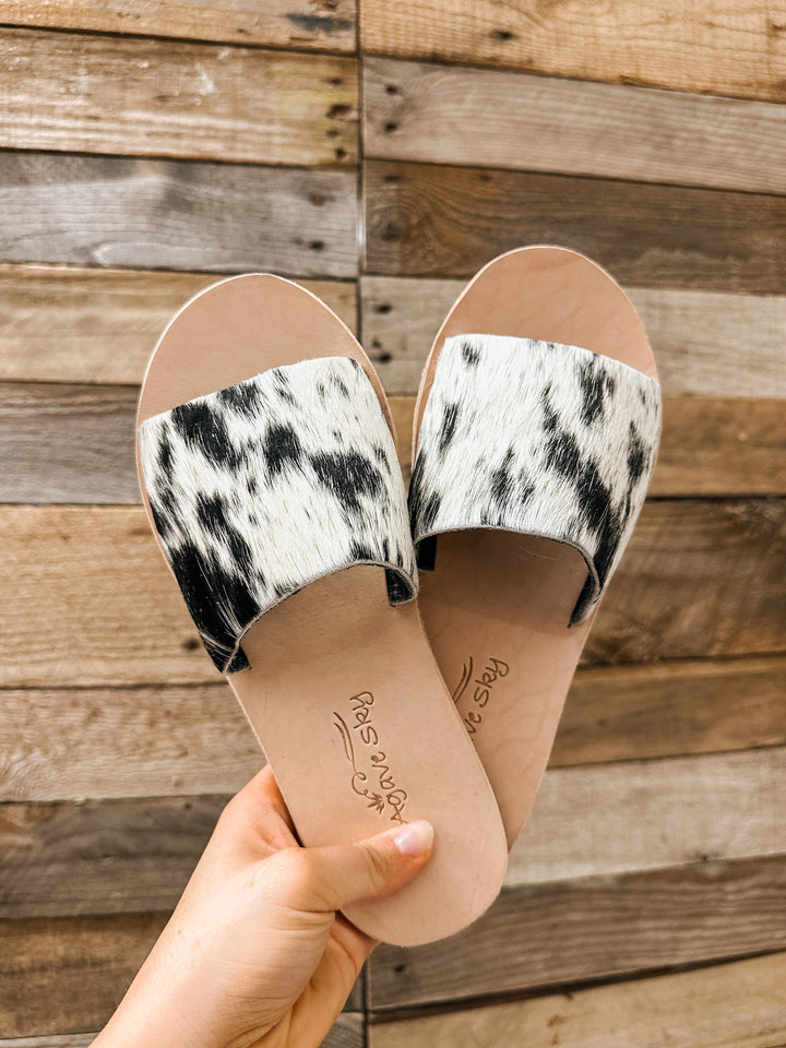 Agave Sky Cowhide Sandals 7 #8