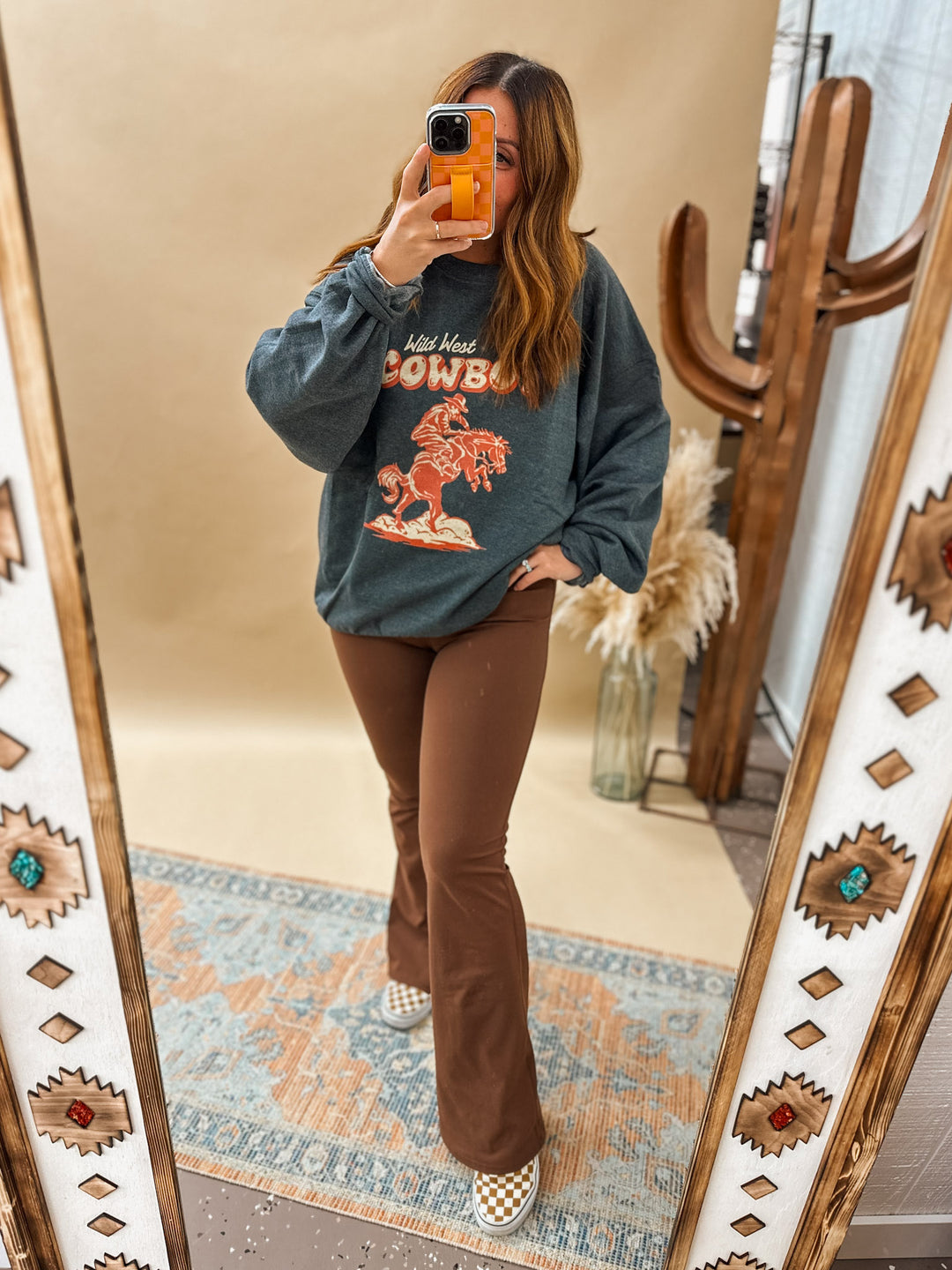 Wild West Cowboy Crewneck