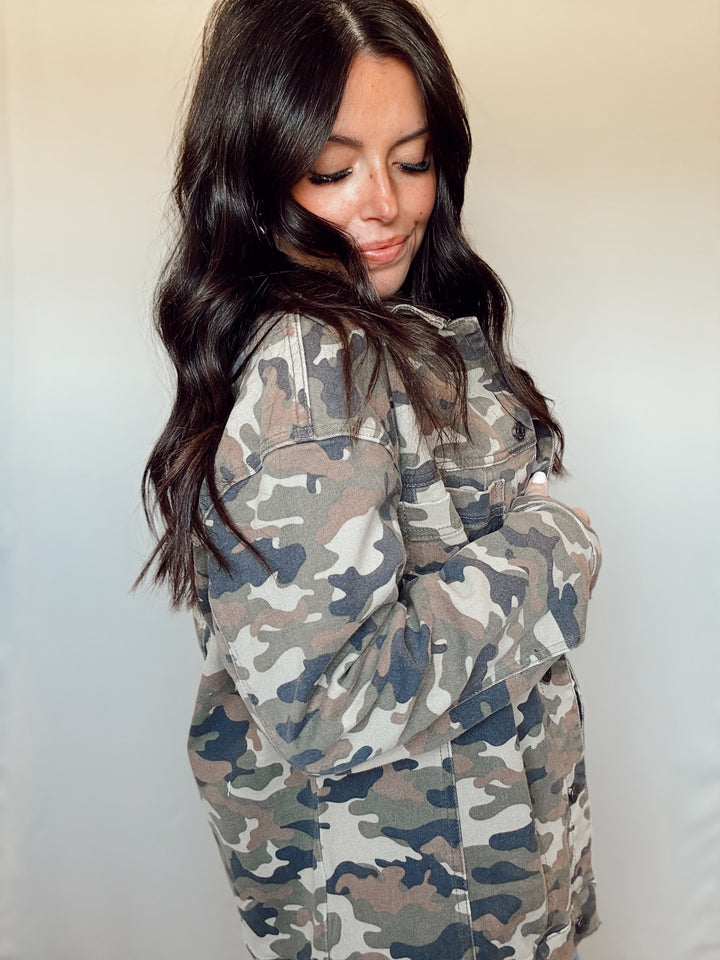 Camo Oversized Jacket