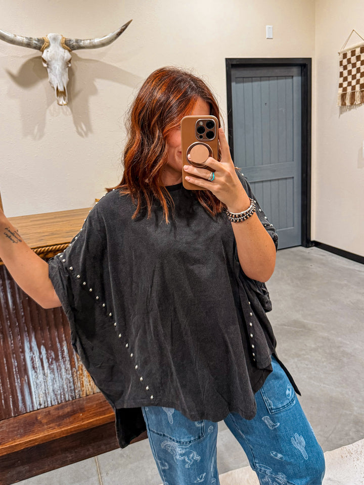 Black Jack Stud Top