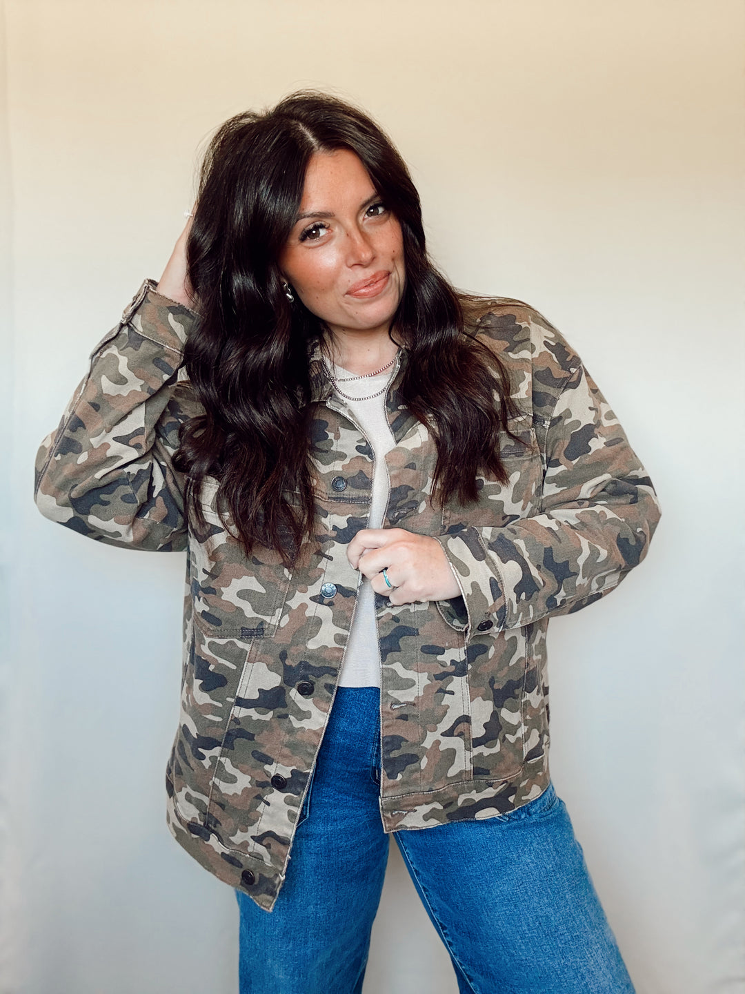 Camo Oversized Jacket