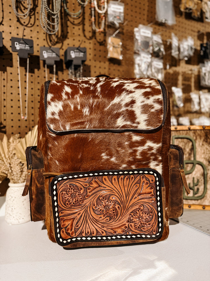 Evangeline Cowhide Backpack #35