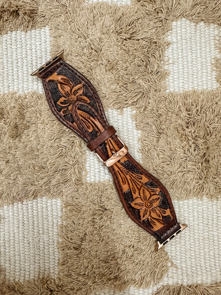 Weston Tooled Watch Band