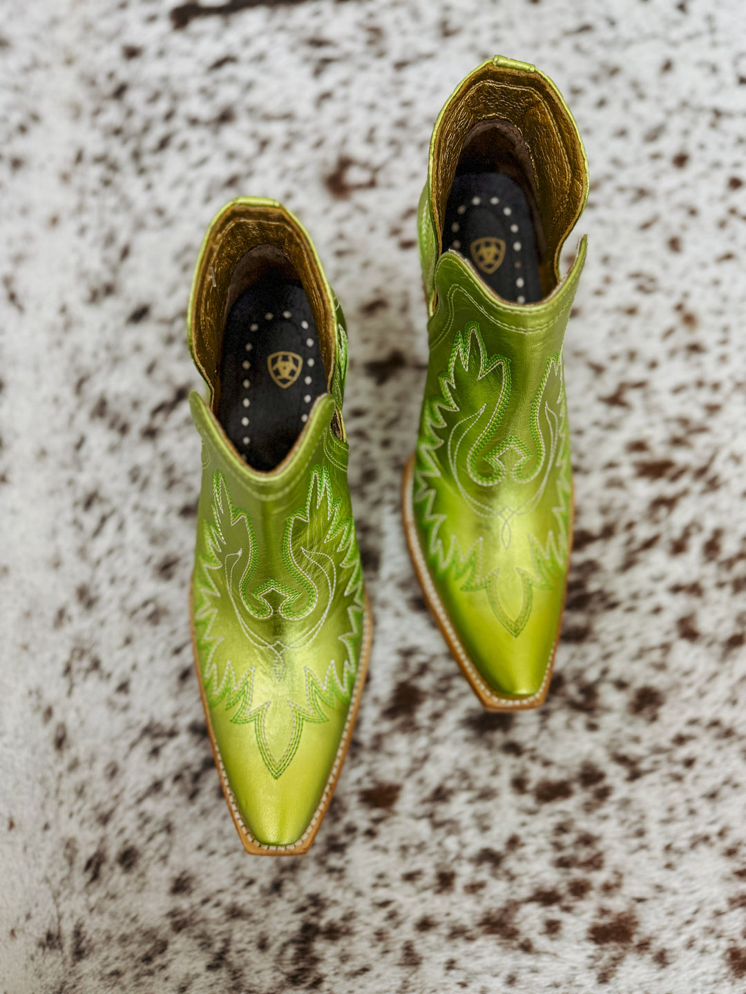 Ariat: Dixon Booties: Electric Green