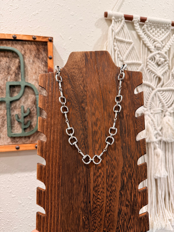 Snaffle Bit Link Necklace