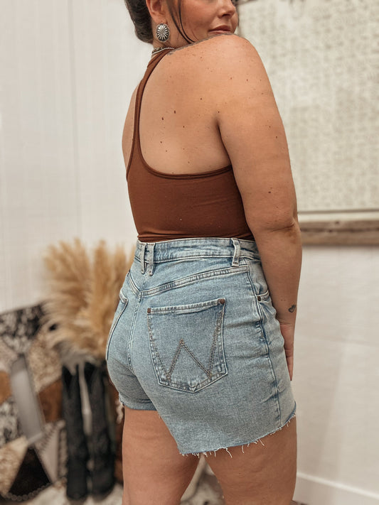 Wrangler: Quinn Retro Cut Off Shorts