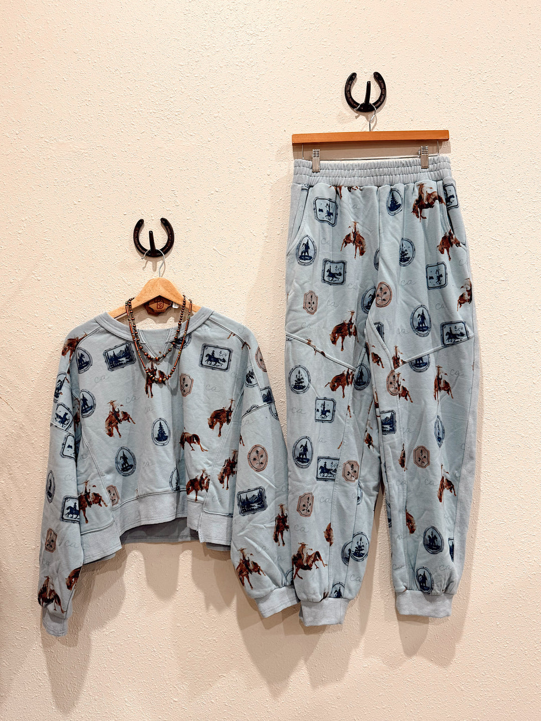 Cowboy Blues Western Lounge Set