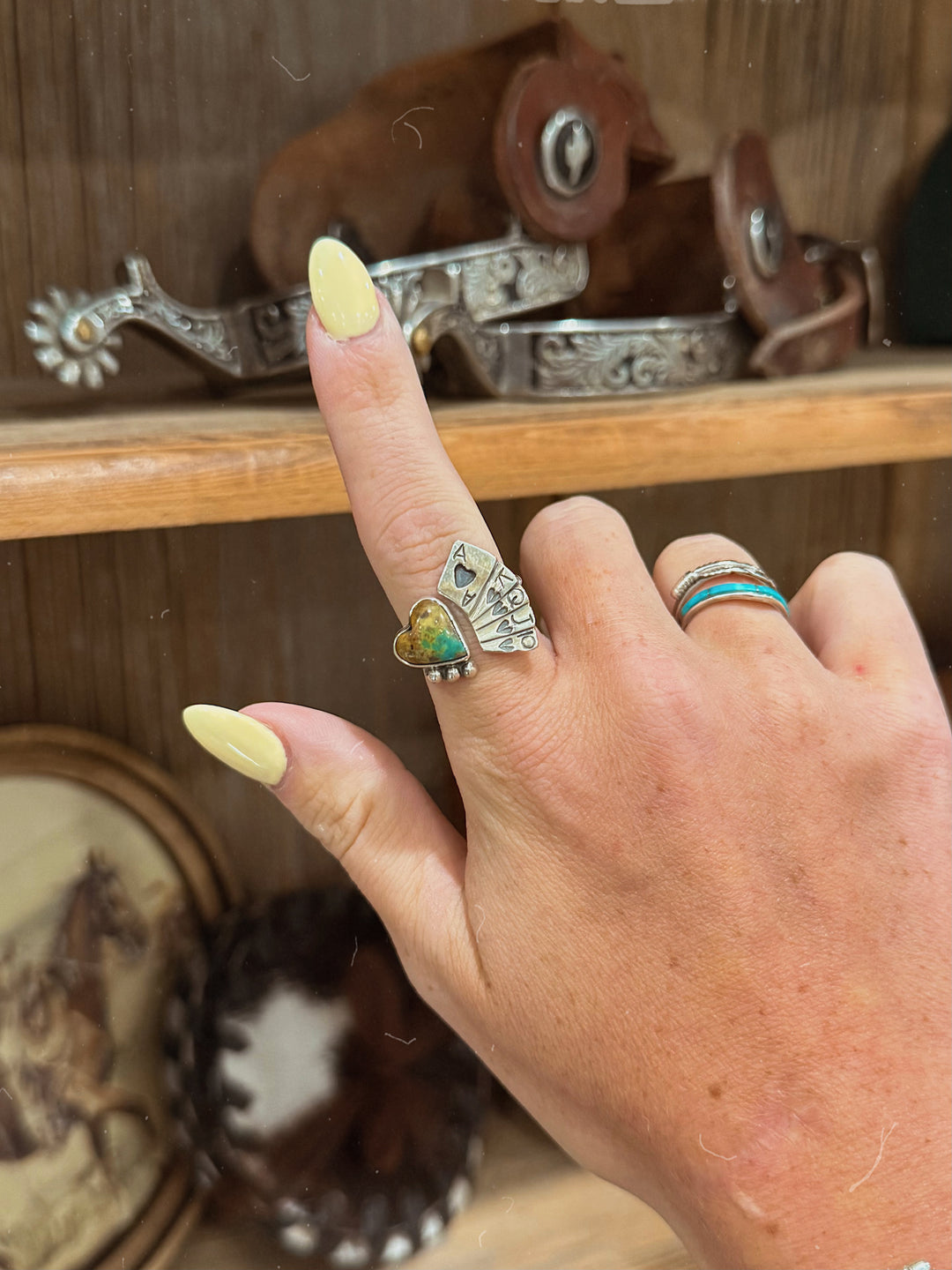 Hand of Hearts Ring - Adjustable