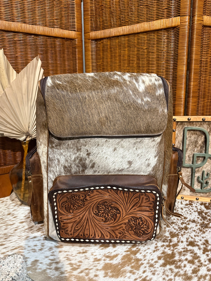 Evangeline Cowhide Backpack #88