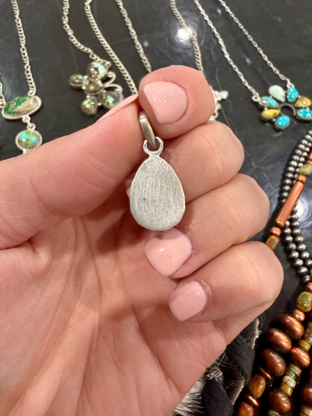 Turquoise Dainty Pendant #4