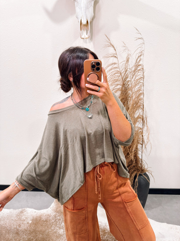 Glendale Top: Olive