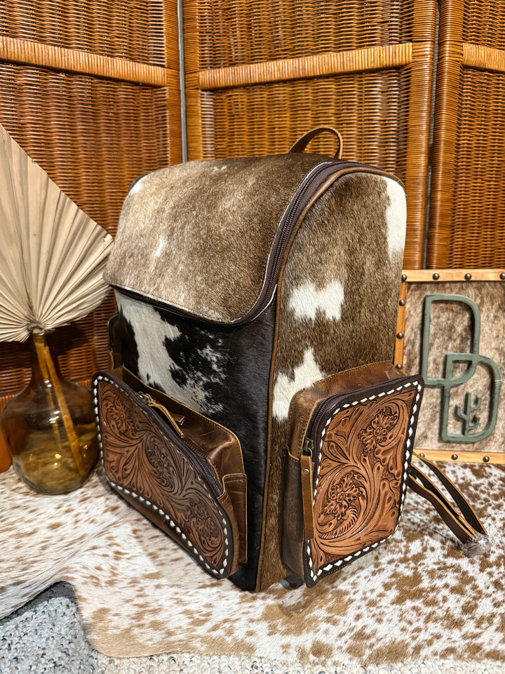 Evangeline Cowhide Backpack #94