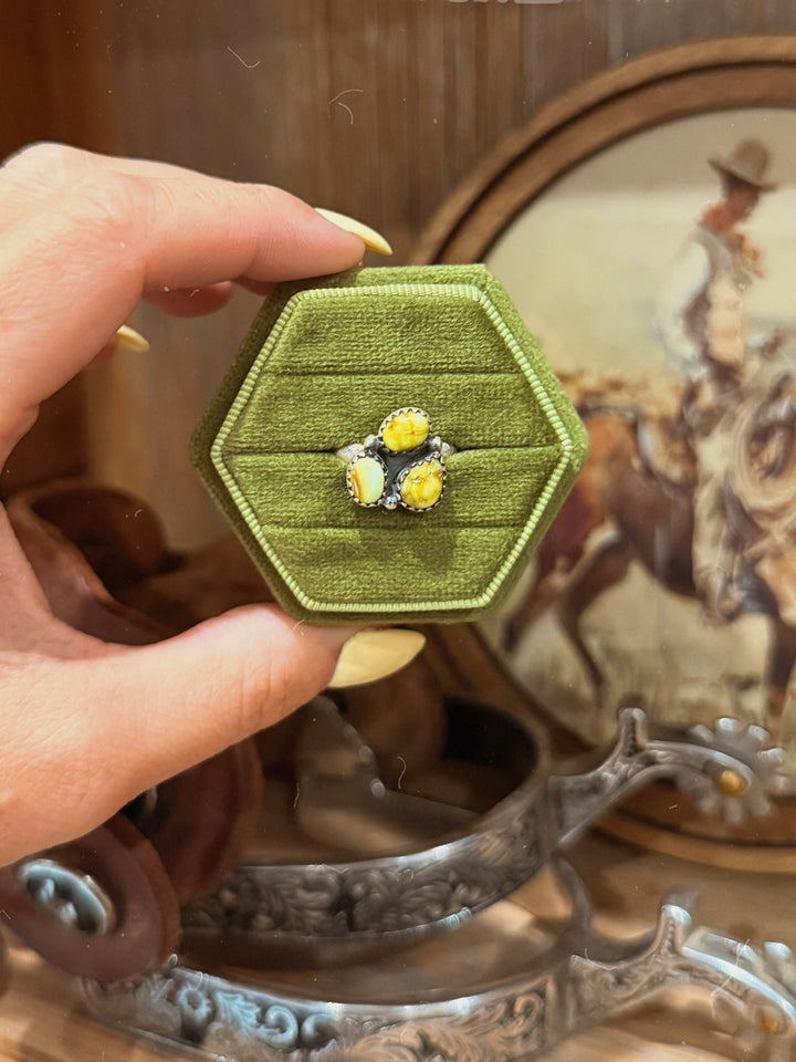 Palomino Cluster Ring - Adjustable