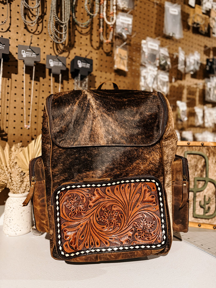 Evangeline Cowhide Backpack #33