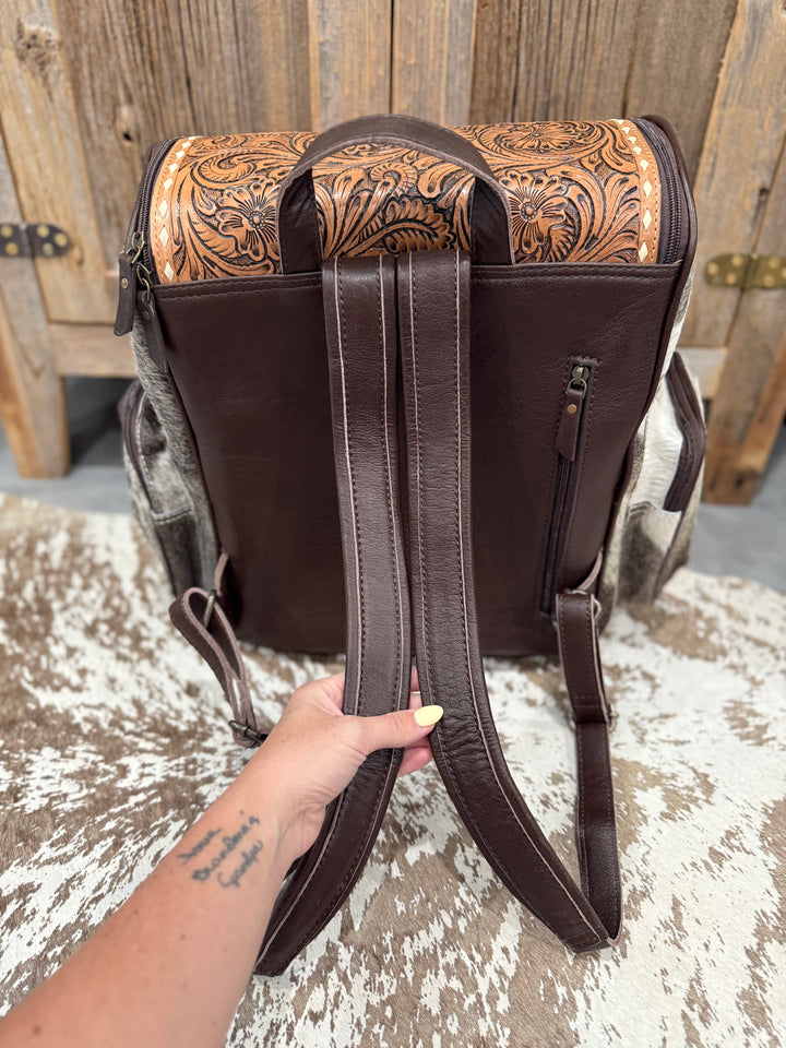 Cowhide Backpack #1