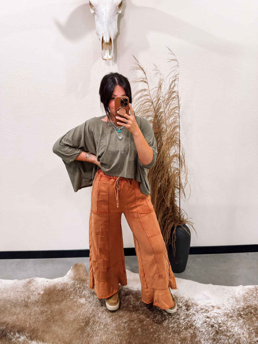 Glendale Top: Olive