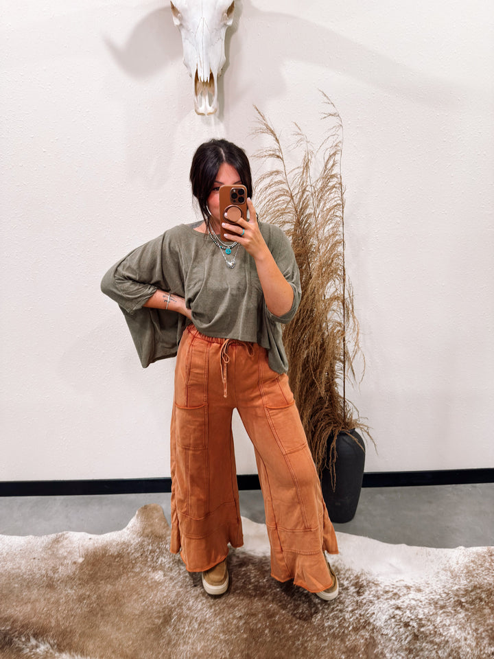 Glendale Top: Olive