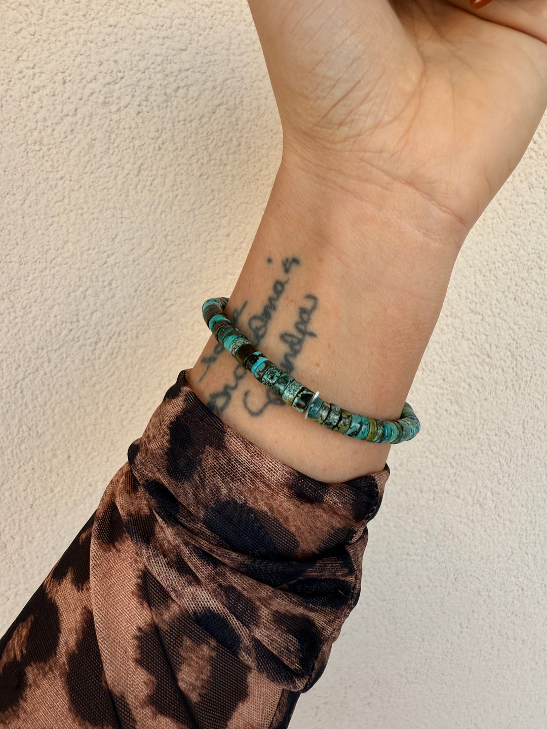 Tibetan Turquoise Stretchy Bracelet