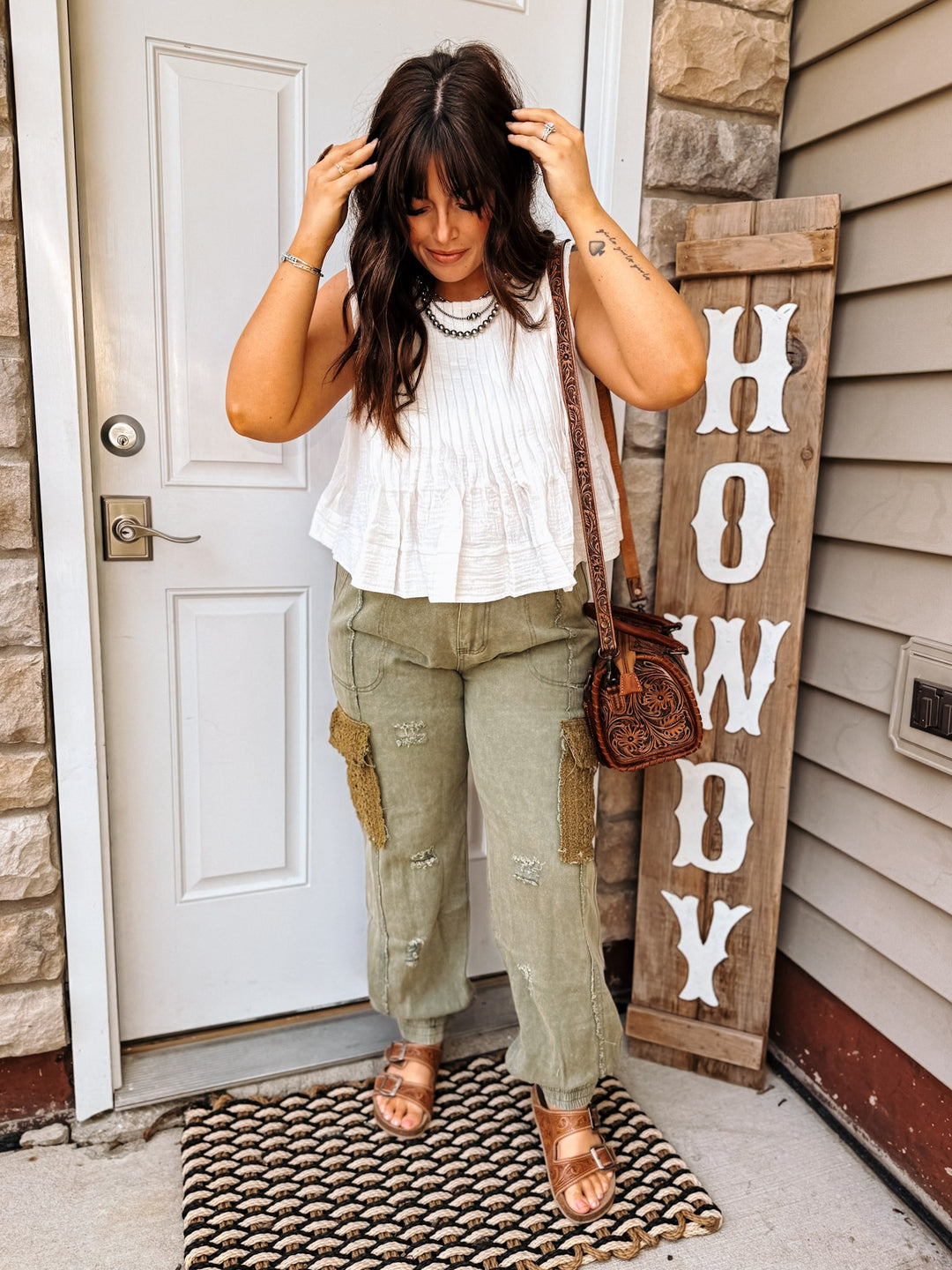 Pricilla Pintuck Top