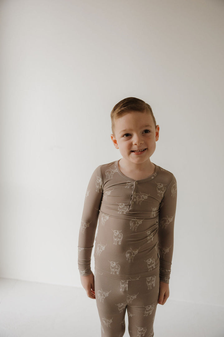 Bamboo Two Piece Pajamas | Highland