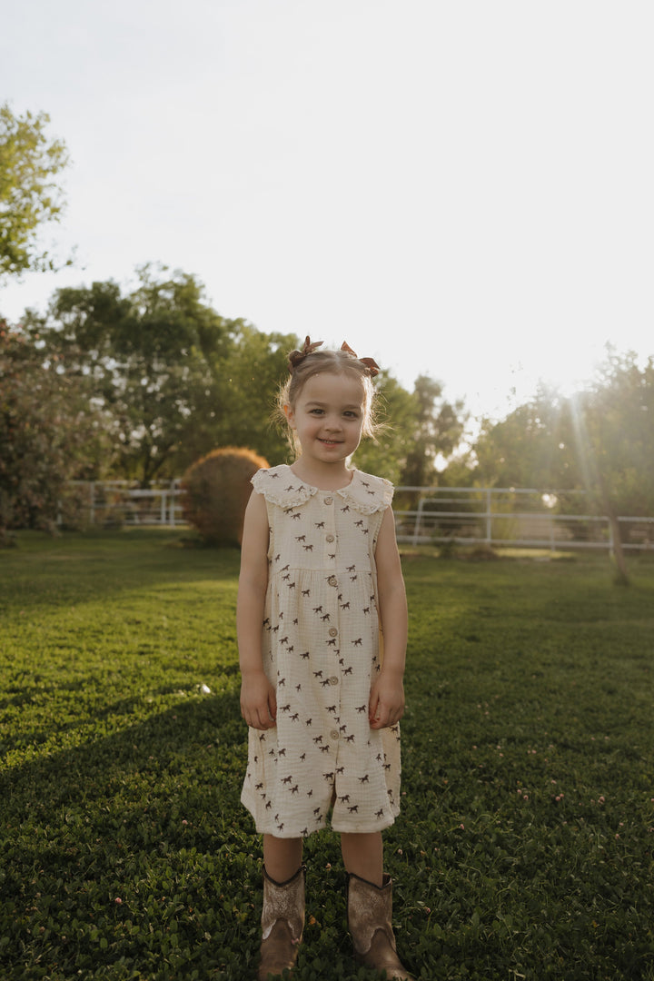 Child Muslin Dress | Wild Horses