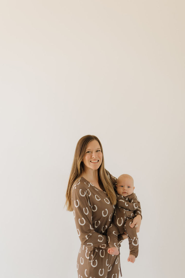 Women's Long Sleeve Bamboo Pajama | Giddy Up