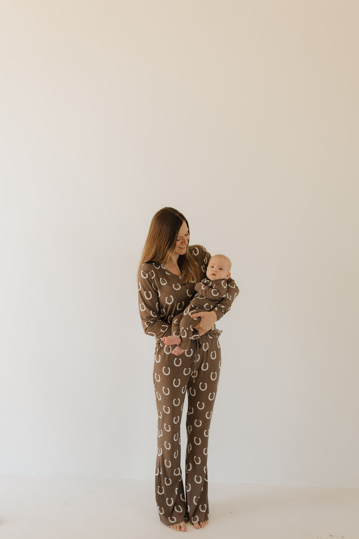 Women's Long Sleeve Bamboo Pajama | Giddy Up