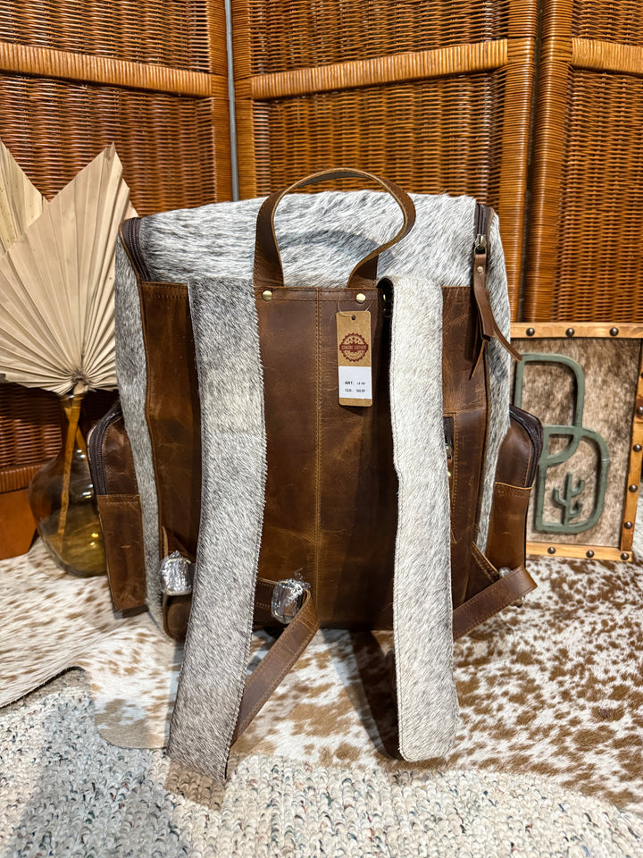 Evangeline Cowhide Backpack #72