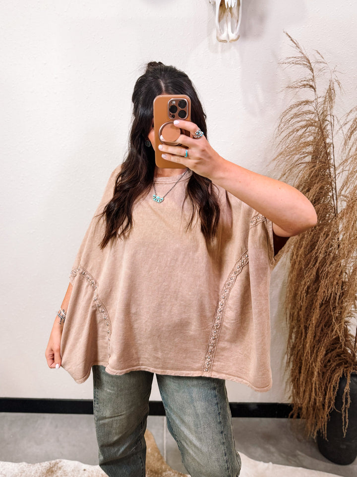 Studded Eyelet Top