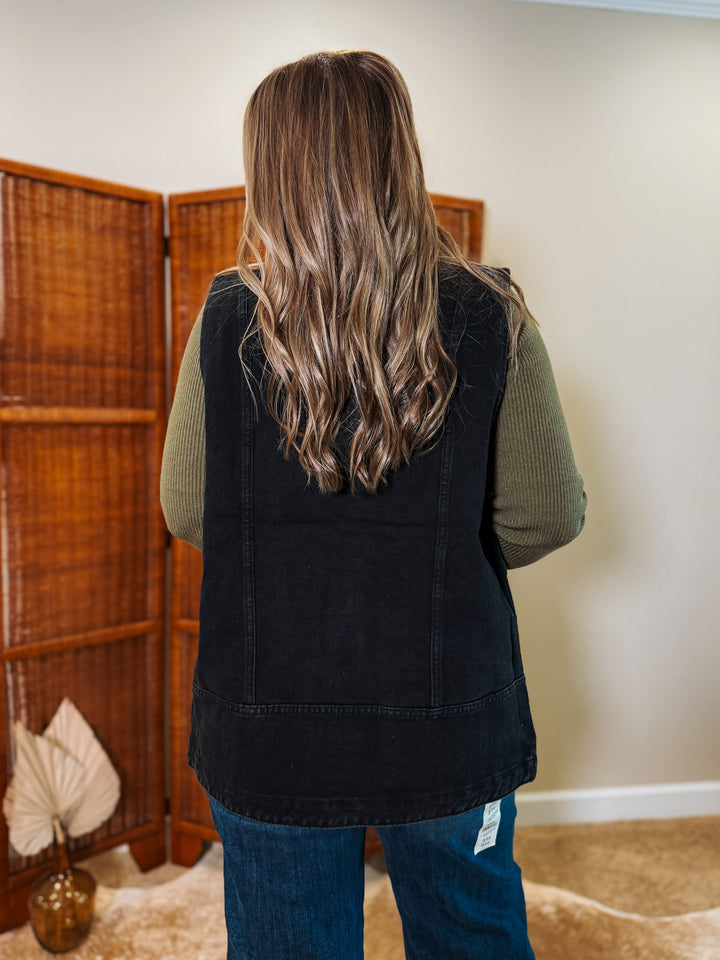 Market Street Denim Vest