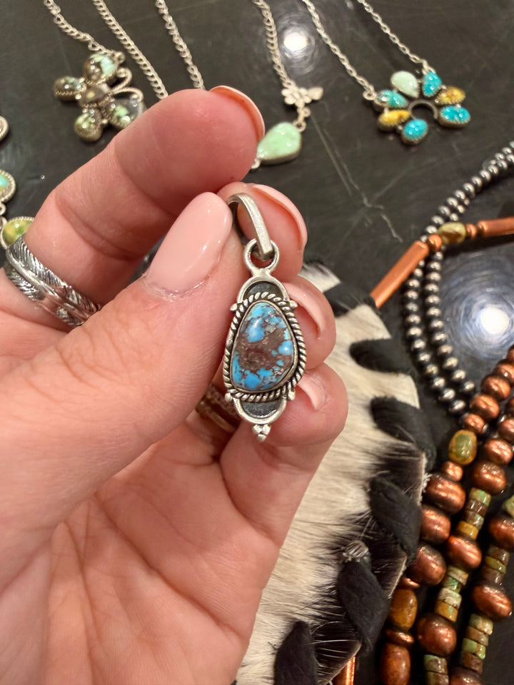 Turquoise Dainty Pendant #1
