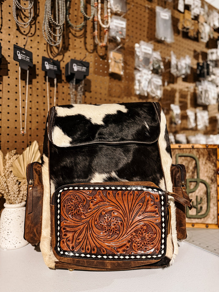 Evangeline Cowhide Backpack #37