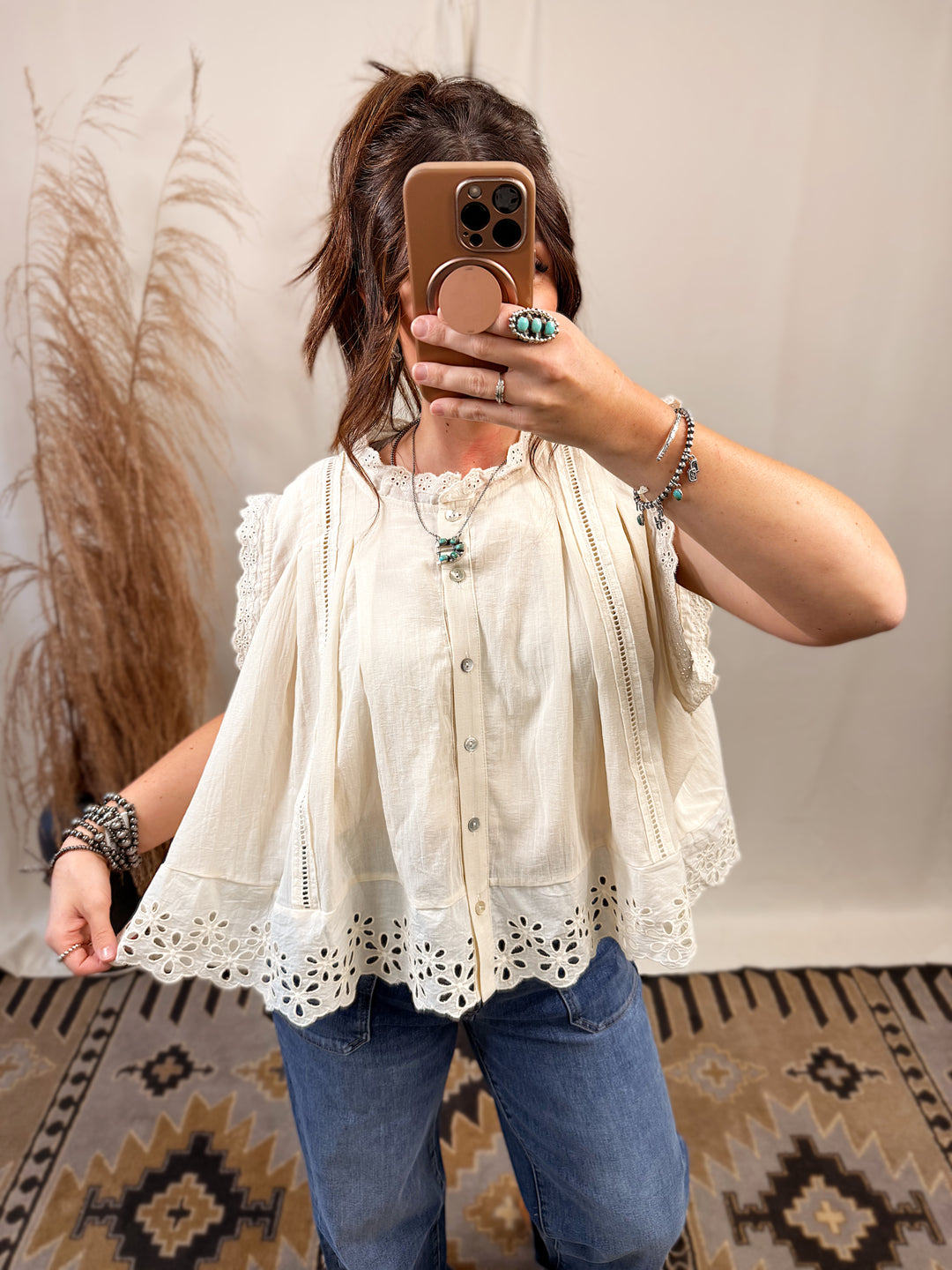 Bell Lace Blouse