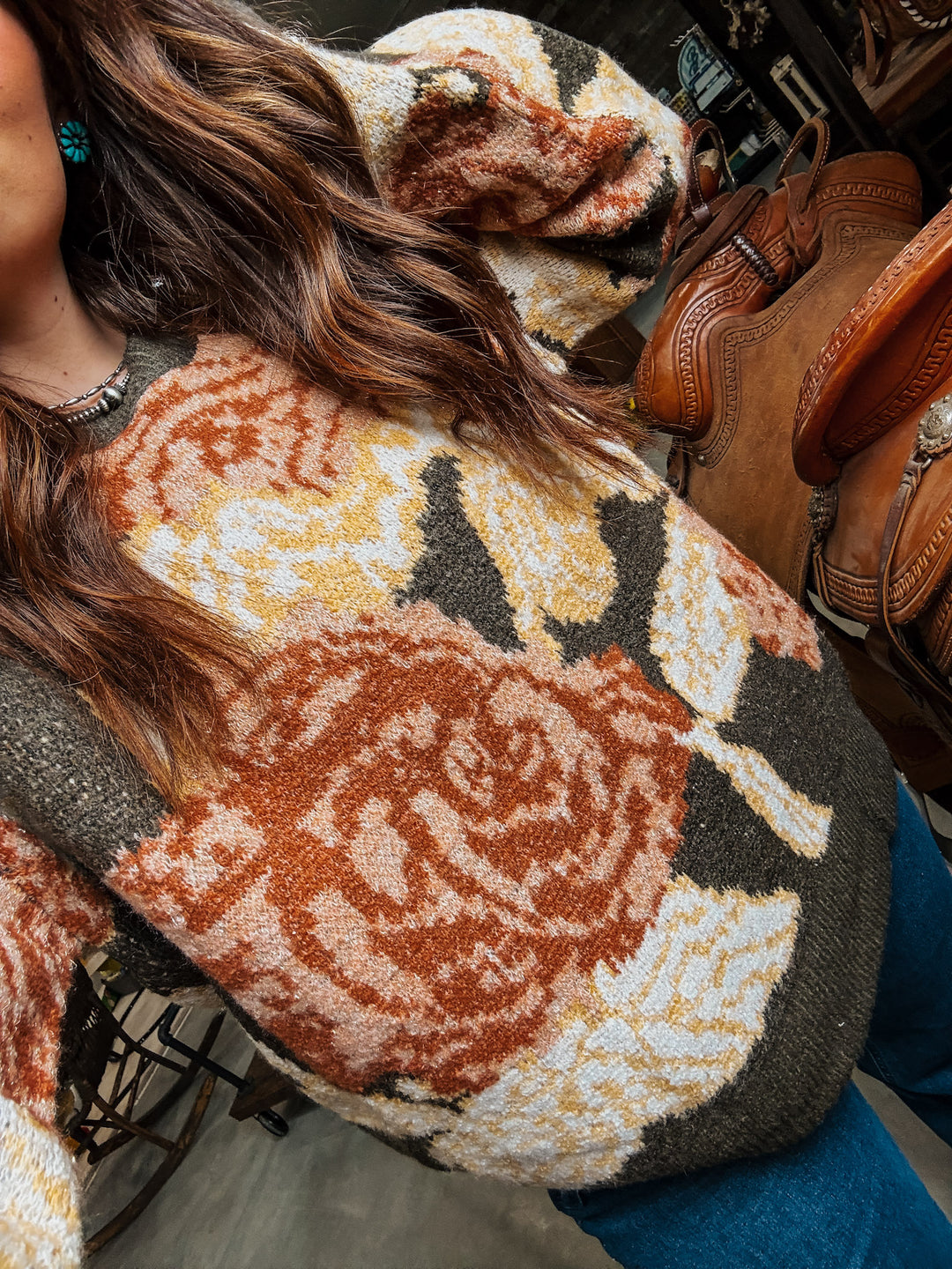 Chanel Floral Sweater