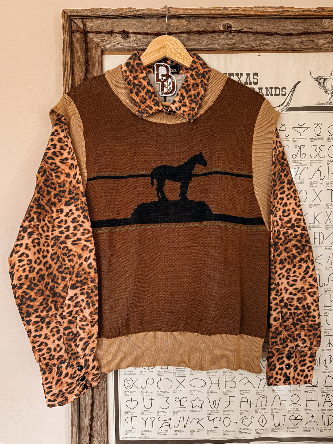 Loopty Leopard Snap Up Top