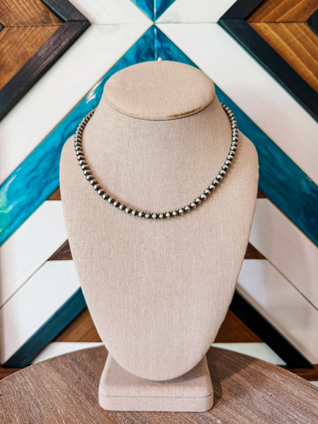 5mm 14” Navajo Pearl Necklace