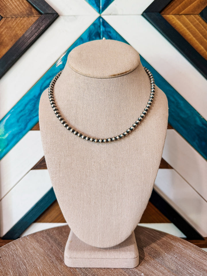 5mm 14” Navajo Pearl Necklace