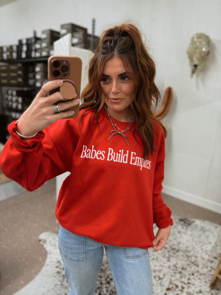 Babes Build Empires Crewneck