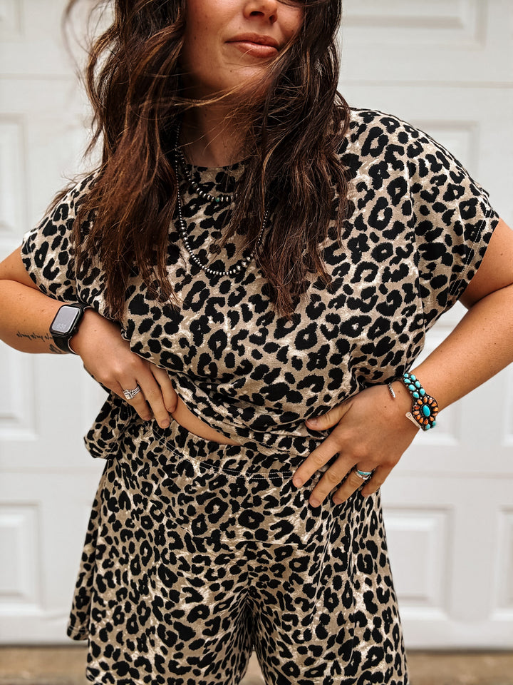 Leopard Lounge Set