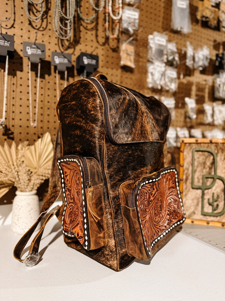 Evangeline Cowhide Backpack #33
